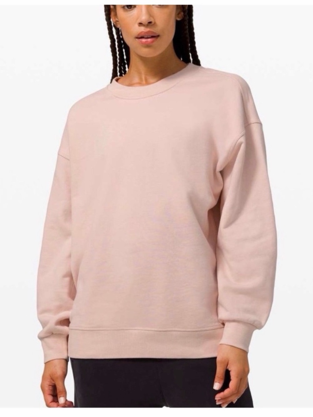 Lululemon oversized crewneck in pink